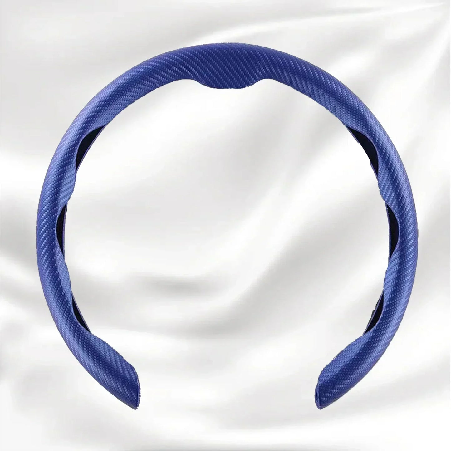 Nexi Customized Car Logo Breathable Ultra-thin 5D Leather & Carbon Car Steering Wheel Cover Universal Fit